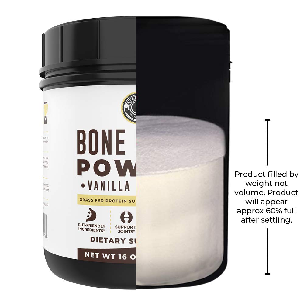 Bone Broth Protein Powder, Chocolate, Grass Fed 2lbs, 42 servings 16g protein, 13g Collagen. Low Carb, 2 net Carb, Dairy Free, Keto Friendly Bone Broth Protein Supplement with Collagen Types I & III - Nirvana Guru
