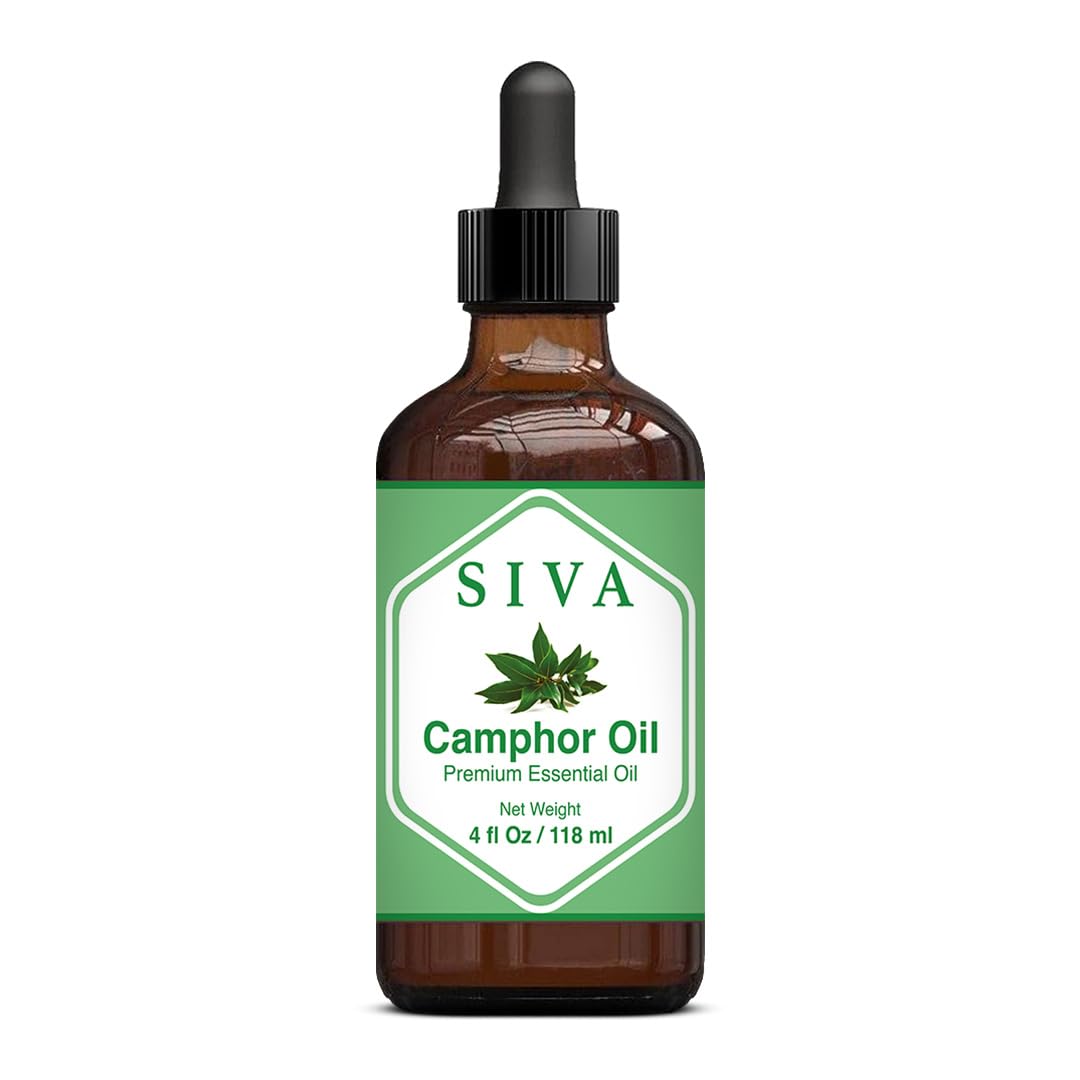 SIVA Lavender Essential Oil - 4 Fl Oz – Natural Lavender Oil - for Diffuser, Face, Skin Care, Aromatherapy, Hair Care, Scalp and Body Massage - with Dropper - Nirvana Guru