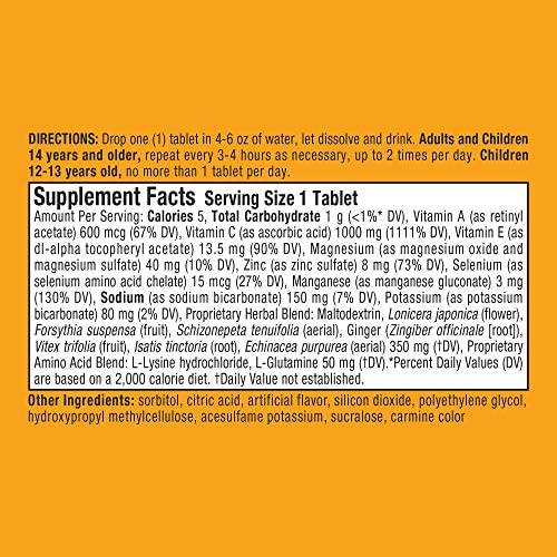 Airborne Very Berry Effervescent Tablets, 10 Count - 1000mg of Vitamin C - Immune Support Supplement (Packaging May Vary) (Pack of 3) Nirvana Guru
