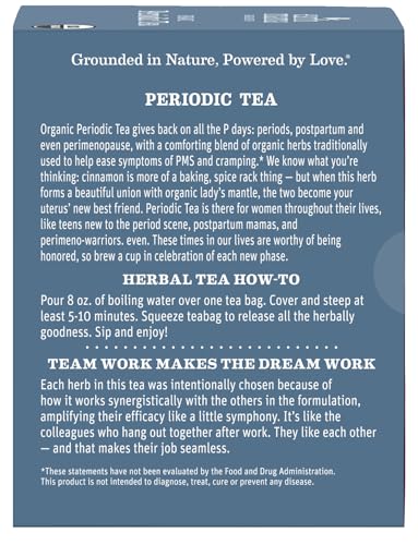 Earth Mama Organic Third Trimester Tea Bags | 100% USDA Organic Herbal Tea for Late Pregnancy Comfort + Childbirth Preparation, 16 Teabags Per Box (2-Pack) Nirvana Guru