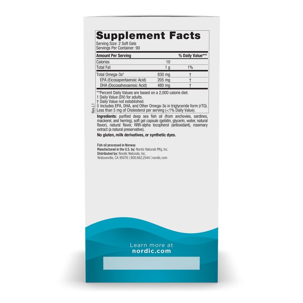 Nordic Naturals DHA, Strawberry - 90 Soft Gels - 830 mg Omega-3 - High-Intensity DHA Formula for Brain & Nervous System Support - Non-GMO - 45 Servings - Nirvana Guru