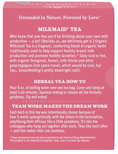 Earth Mama Organic Third Trimester Tea Bags | 100% USDA Organic Herbal Tea for Late Pregnancy Comfort + Childbirth Preparation, 16 Teabags Per Box (2-Pack) Nirvana Guru