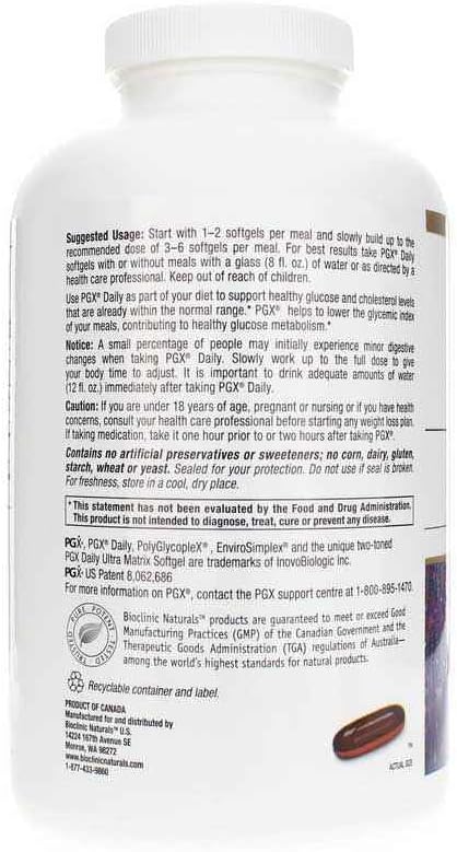 Bioclinic Naturals Pgx Daily Ultra Matrix Softgels 360 Gels - Nirvana Guru