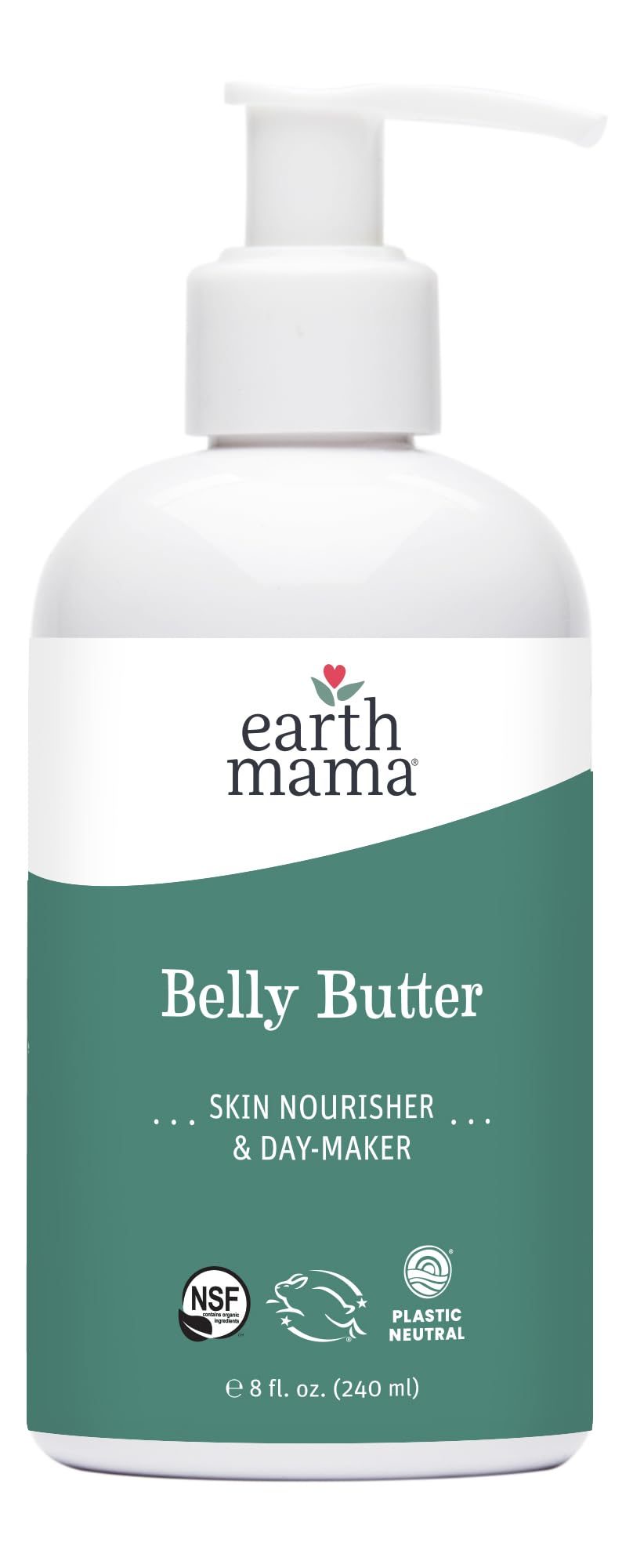 Earth Mama Belly Butter, Maternity Moisturizer for Dry Skin | Lotion for Pregnancy and Postpartum Recovery Self Care, Body Cream with Aloe, Fragrance Free, 8-Fluid Ounce Nirvana Guru