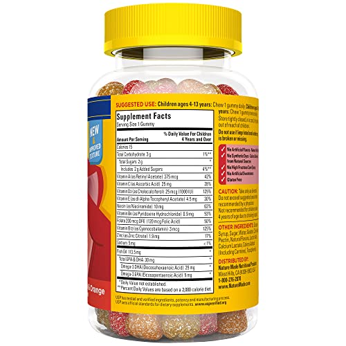 Nature Made Multivitamin + Omega-3, Dietary Supplement for Daily Nutritional Support, 140 Gummy Vitamins and Minerals, 70 Day Supply (Pack of 1) - Nirvana Guru