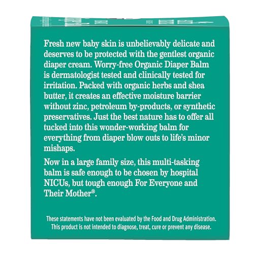 Earth Mama Organic Diaper Balm 2-Ounce | Diaper Cream for Baby | EWG Verified, Petroleum & Artificial Fragrance-Free with Calendula for Sensitive Skin (2-Pack) Nirvana Guru
