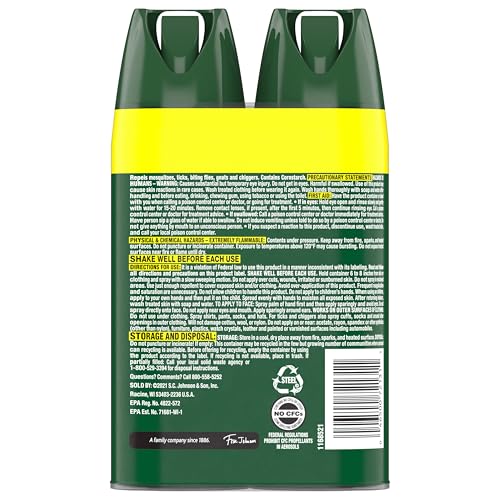 OFF! Deep Woods Insect Repellent Aerosol, Dry, Non-Greasy Formula, Bug Spray with Long Lasting Protection from Mosquitoes, 4 Oz, 2 Count Nirvana Guru