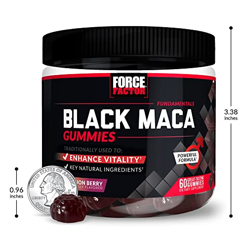 Force Factor Maca Max, Maca Root Capsules to Maximize Vitality & Performance, Made with Black Maca, Red Maca, & Yellow Maca Powder, Maca Root Powder, 2000mg, 120 Capsules