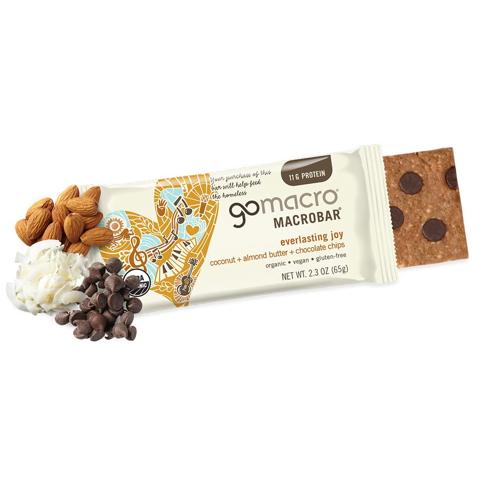 Gomacro, Nutrition Bar Oatmeal Chocolate Chip Organic 12 Count, 2.3 Ounce