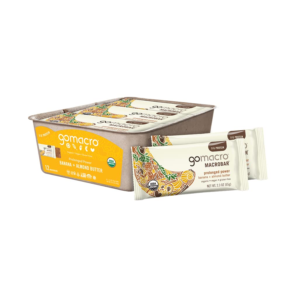 Gomacro, Nutrition Bar Oatmeal Chocolate Chip Organic 12 Count, 2.3 Ounce