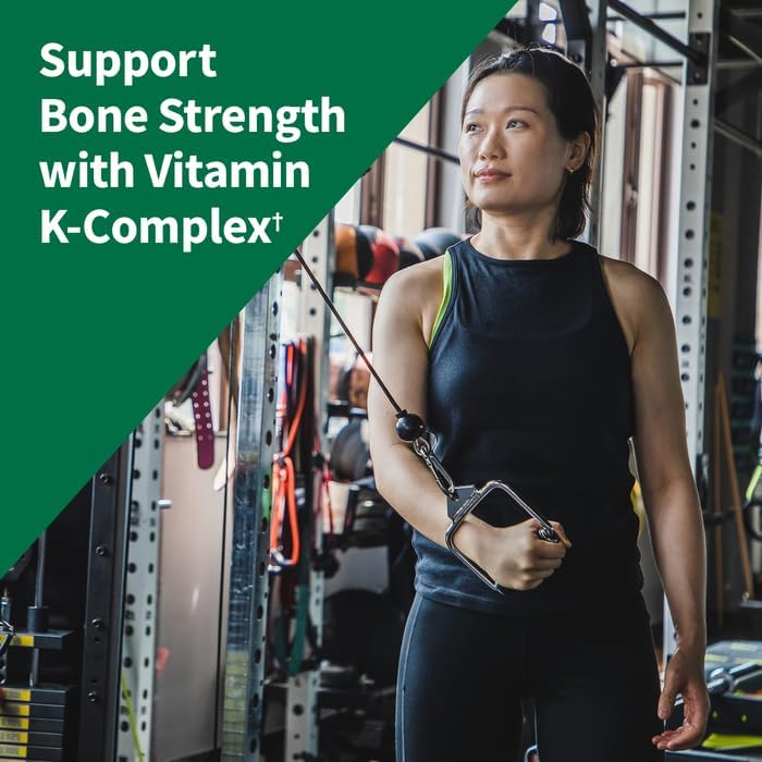 Garden of Life Vitamin K2 and K1, Vitamin Code Vegan K Complex Vitamin for Bone Strength and Heart Health, Vitamin K1 and K2, Omega Rich Flax Seed Oil, Trace Minerals, Probiotics, 60 Day Supply - Nirvana Guru