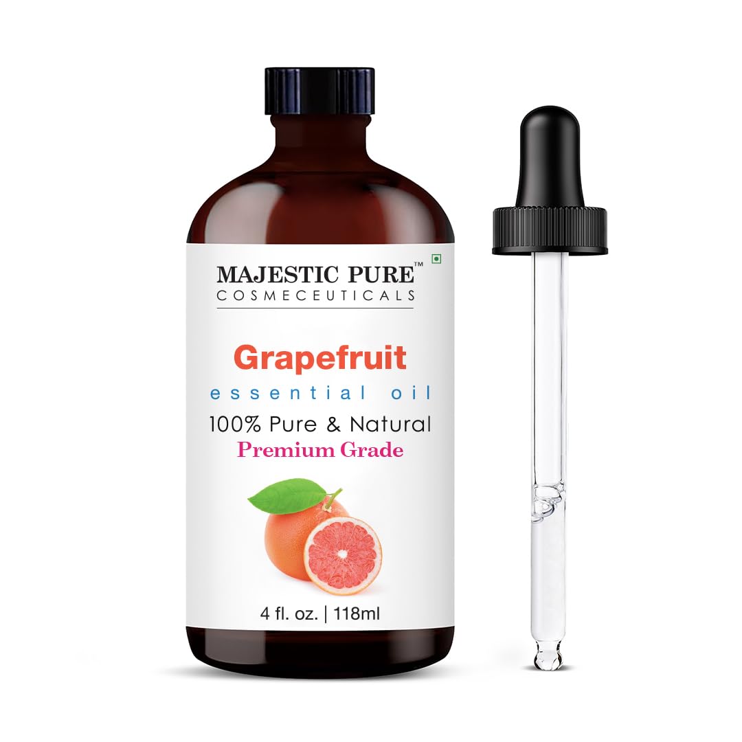 Majestic Pure Lavender Essential Oil with Glass Dropper | 100% Pure and Natural Lavender Oil | Premium Grade Essential Oils for Diffusers, Skin, Aromatherapy, Massage | 4 Fl Oz - Nirvana Guru
