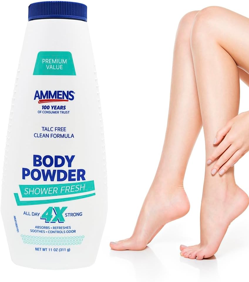 Ammens Powder Shower Fresh 11 oz (Pack of 2) Nirvana Guru