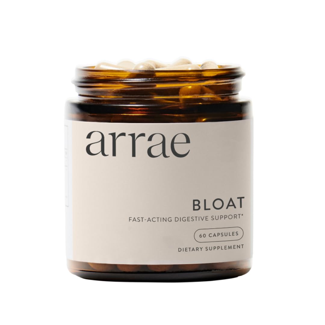 Arrae Fast-Acting Bloating Relief Digestive Enzymes, All Natural Bloat, Gas & Indigestion Relief Capsules, 60 Count - Nirvana Guru