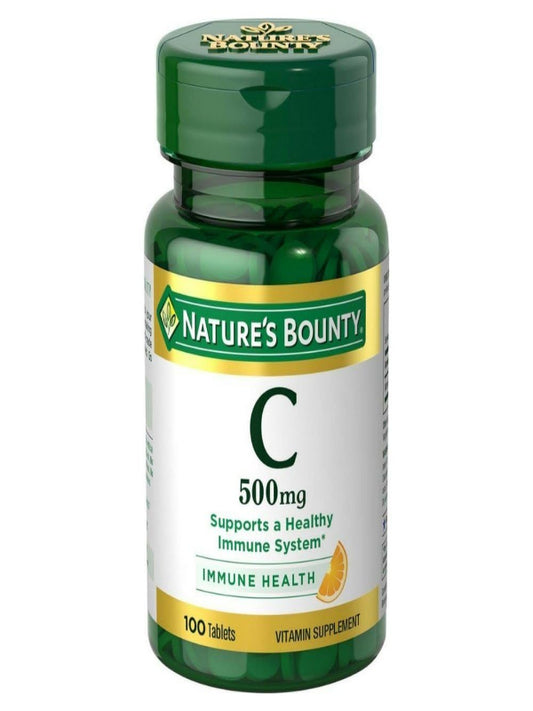 Nature's Bounty Vitamin C, Supports a Healthy Immune System, Vitamin Supplement, 500mg, 250 Tablets Nirvana Guru