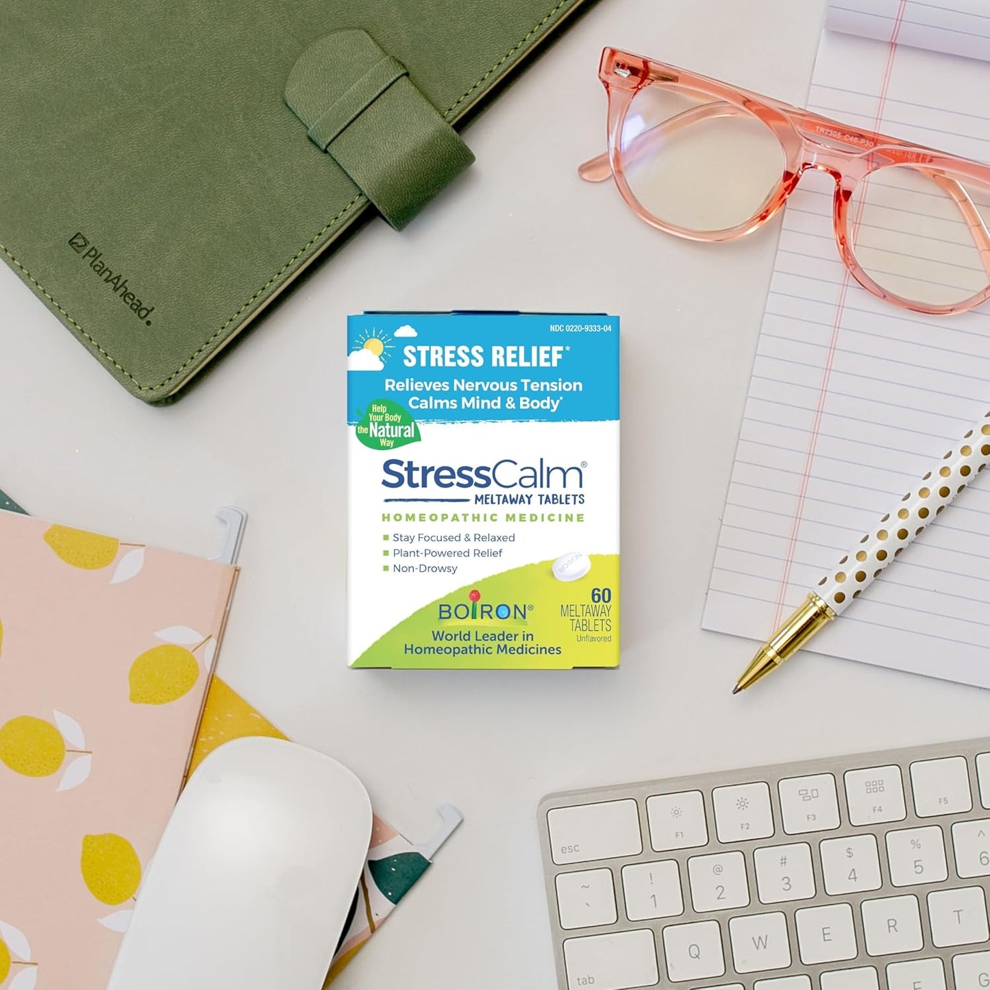 Boiron StressCalm for Relief of Stress, Anxiousness, Nervousness, Irritability, and Fatigue - 60 Count - Nirvana Guru