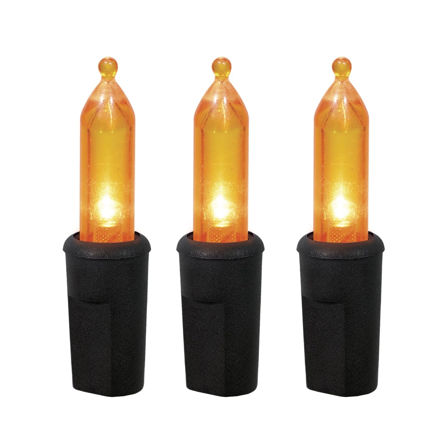 Orange Lights, 50CT, LED Minis, 9.5ft, Halloween Indoor/Outdoor, by Way To Celebrate Nirvana Guru