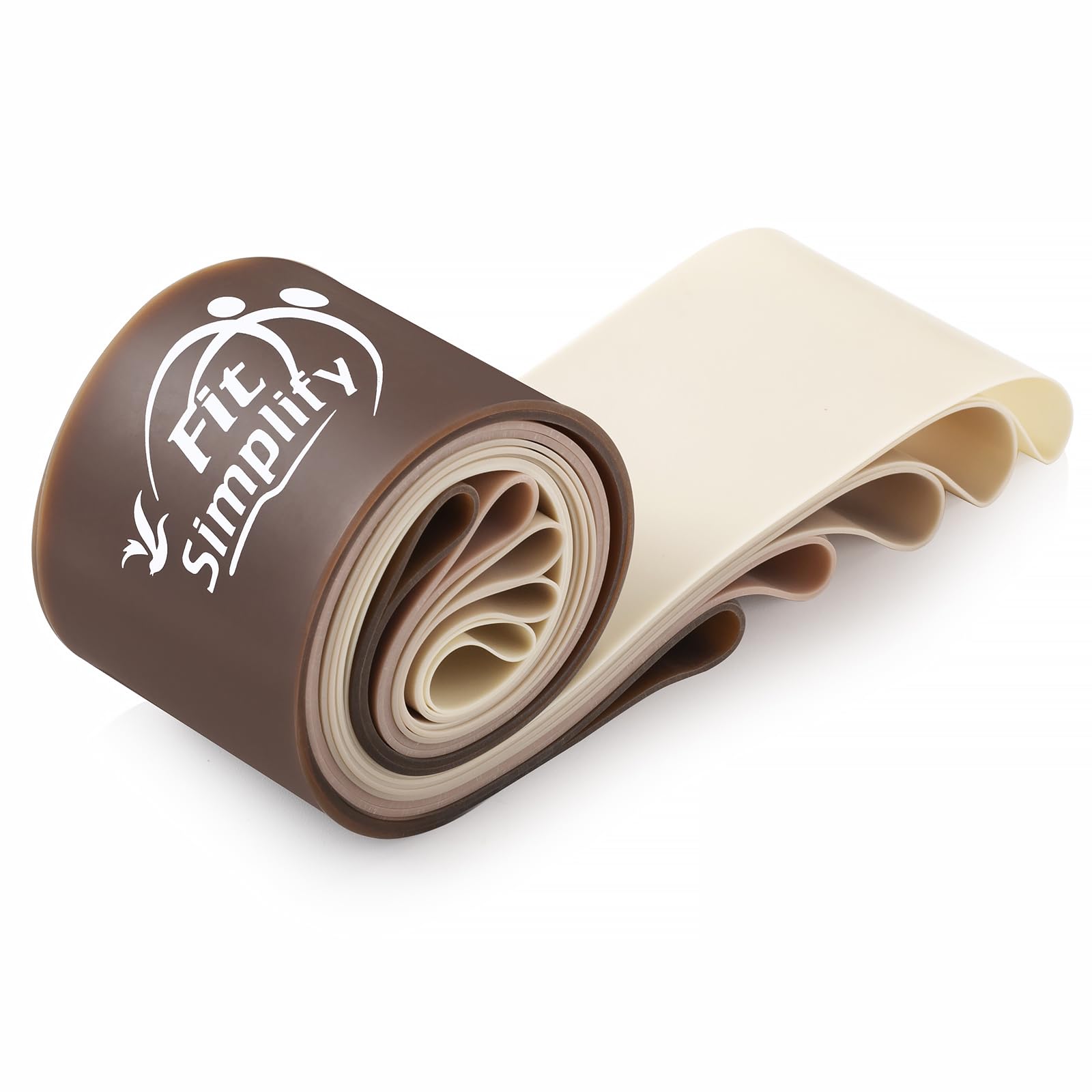 Fit Simplify Resistance Loop Exercise Bands with Instruction Guide and Carry Bag, Set of 5 Nirvana Guru