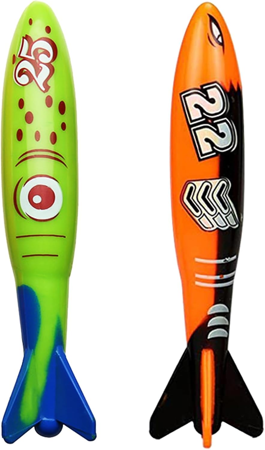 Jasonwell Pool Toys Diving Rings - 28PCS Swim Thru Rings Pool Game Diving Toys with Dive Ring Underwater Treasures Torpedo Bandits Fish Toy Fun Water Swimming Toy for Boys Girls Kids Teens Adults Nirvana Guru