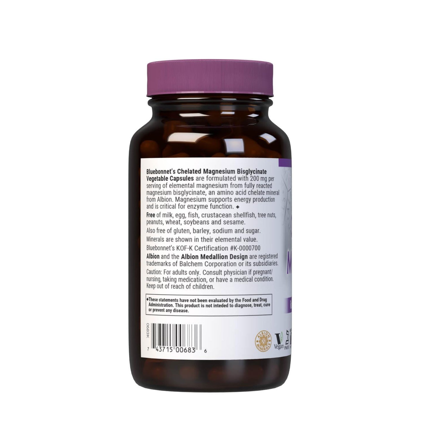 Bluebonnet Nutrition Albion Chelated Copper, 3 mg of Copper, For Nervous System & Immune Health*, Soy-Free, Gluten-Free, Non-GMO, Kosher Certified, Dairy-Free, Vegan, 90 Vegetable Capsule, 90 Servings Nirvana Guru