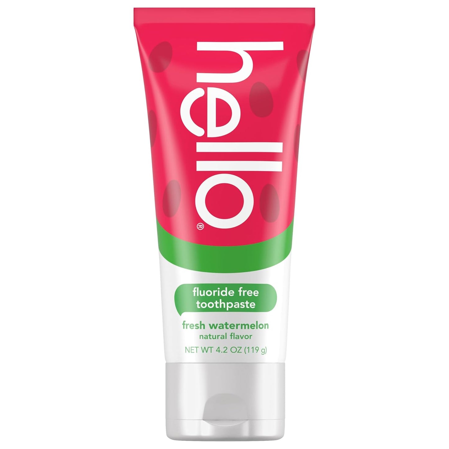 hello Fresh Watermelon Fluoride Free Kids Toothpaste, 4.2 Oz Tube Nirvana Guru