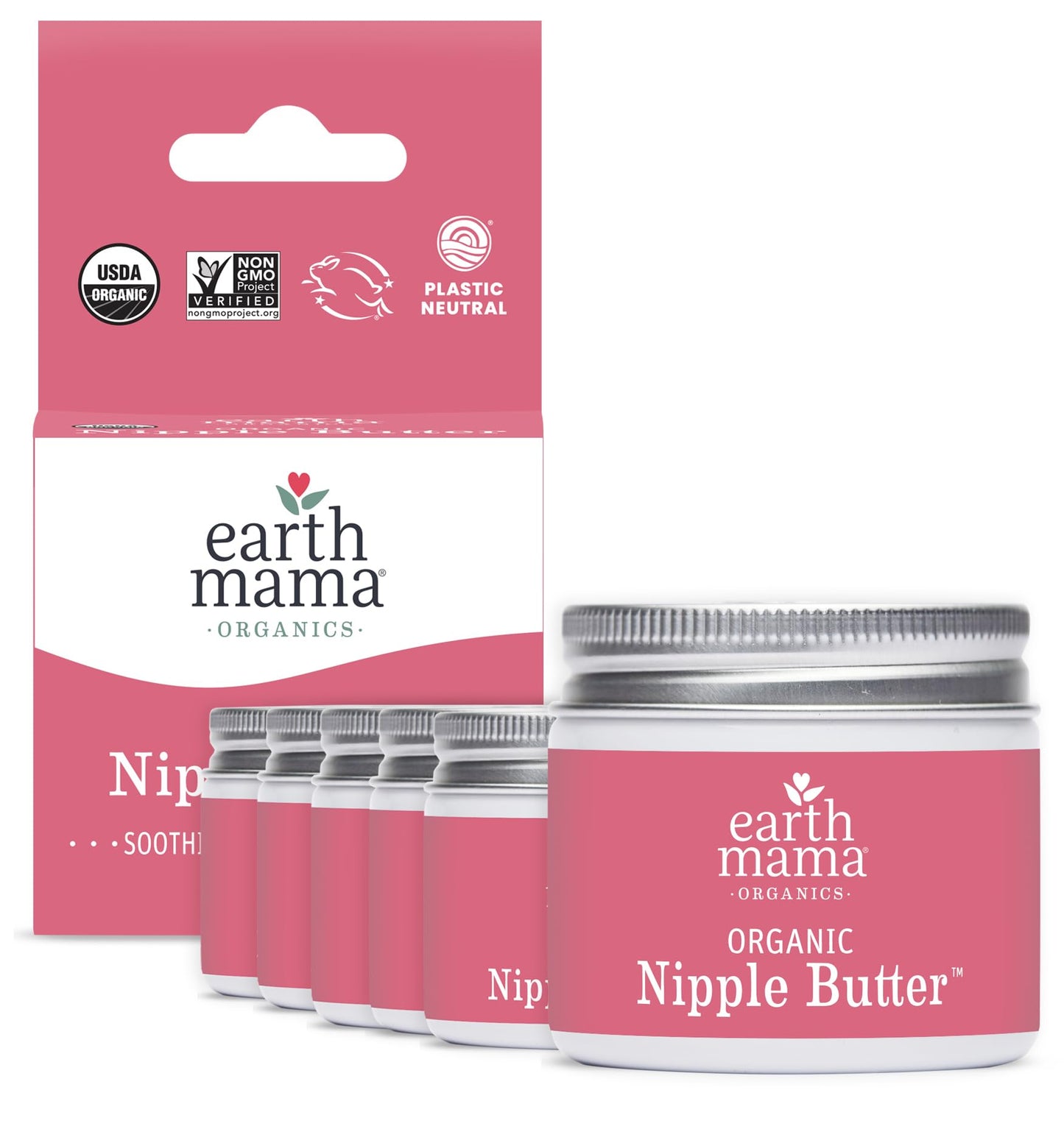 Earth Mama Organic Nipple Butter™ | Nipple Cream Safe for Breastfeeding | Postpartum Essentials for Nursing | Non Lanolin Nipple Cream, 2-Fluid Ounce Nirvana Guru