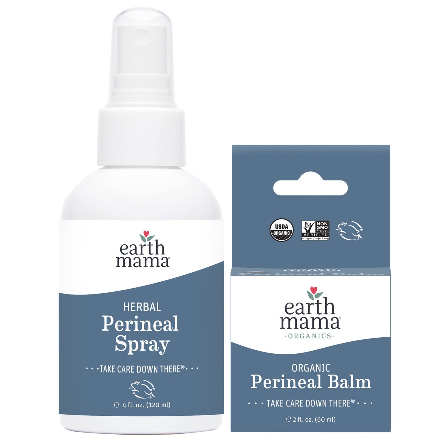 Earth Mama Postpartum Recovery Kit, Take Care Down There® Trifecta with Organic Perineal Balm, Sitz Bath & Herbal Peri Spray, 3-Piece Set Nirvana Guru
