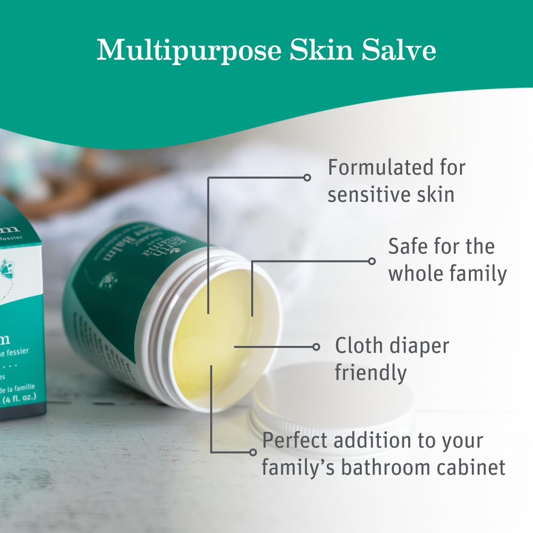 Earth Mama Organic Diaper Balm 2-Ounce | Diaper Cream for Baby | EWG Verified, Petroleum & Artificial Fragrance-Free with Calendula for Sensitive Skin (2-Pack) Nirvana Guru