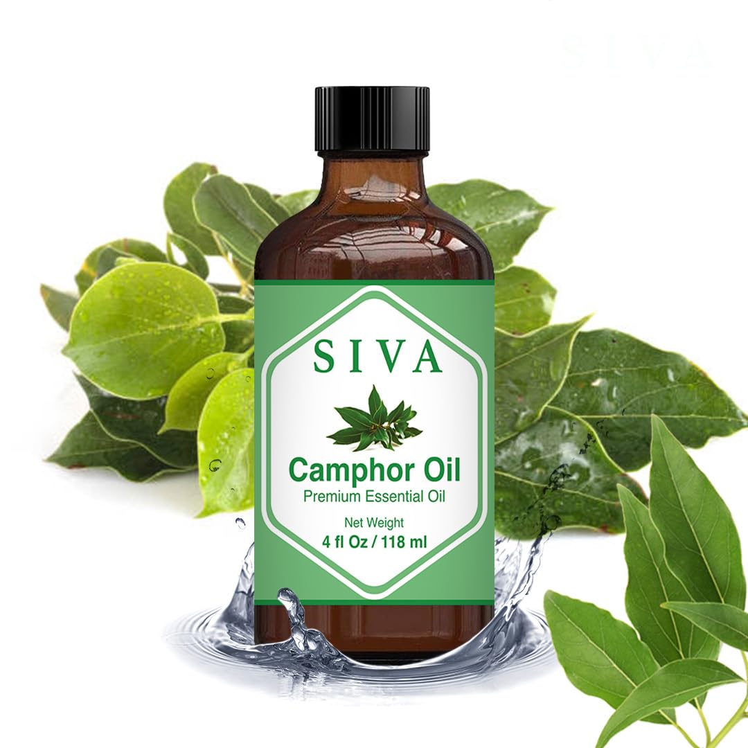 SIVA Lavender Essential Oil - 4 Fl Oz – Natural Lavender Oil - for Diffuser, Face, Skin Care, Aromatherapy, Hair Care, Scalp and Body Massage - with Dropper - Nirvana Guru