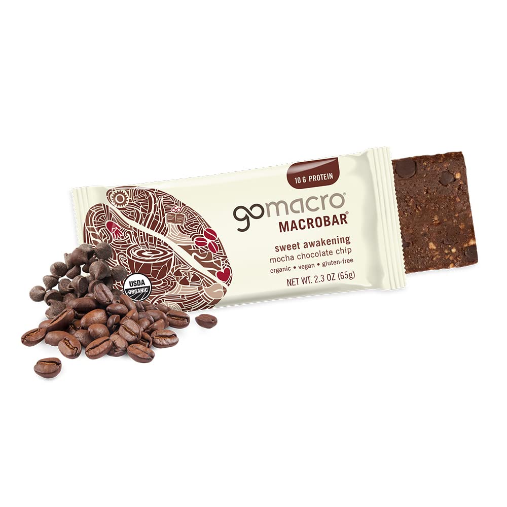 Gomacro, Nutrition Bar Oatmeal Chocolate Chip Organic 12 Count, 2.3 Ounce