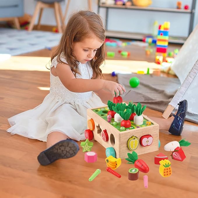 Toddlers Montessori Wooden Educational Toys for Baby Boys Girls Age 1 2 3 Year Old, Shape Sorting Toys 1st One First Birthday Girl Gifts for Kids 1-3, Wood Preschool Learning Fine Motor Skills Game nirvanaguru