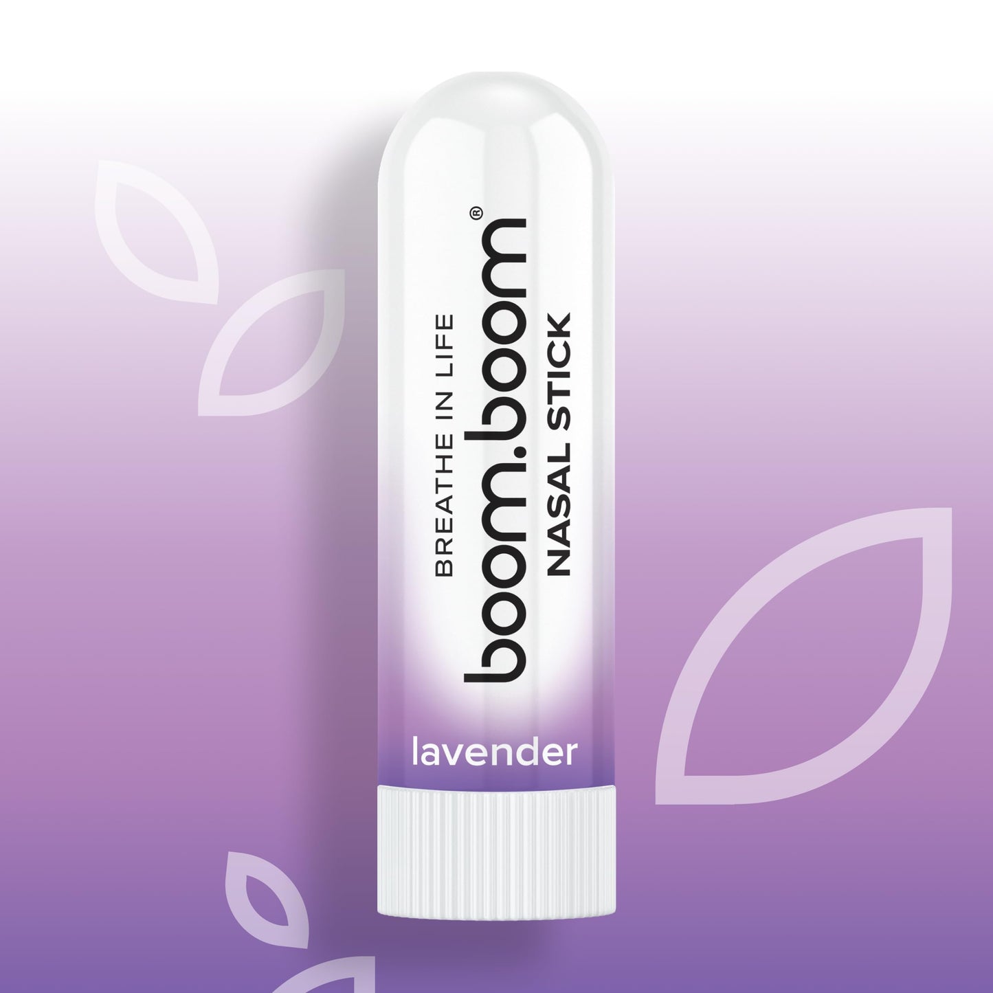 BoomBoom Nasal Stick | Vapor Flow Technology | Cool Refreshing Sensation | Natural Mood Boost | Simple Ingredients | Essential Oils + Menthol Inhaler (Mint, Wintermint, Tropical, Lavender) Nirvana Guru