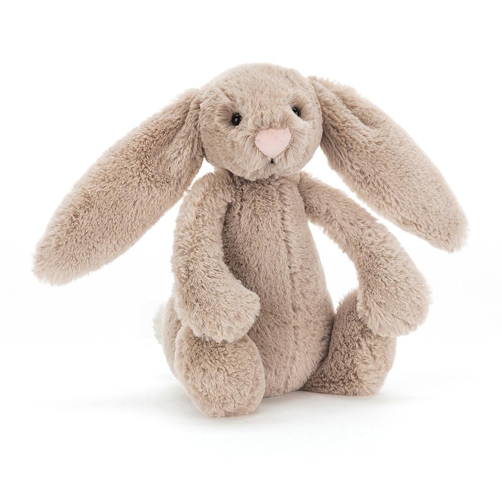 Jellycat Bashful Beige Bunny Stuffed Animal, Medium 12 inches - Rabbit and Bunny Plush Toy - Classic Children's Gift Nirvana Guru