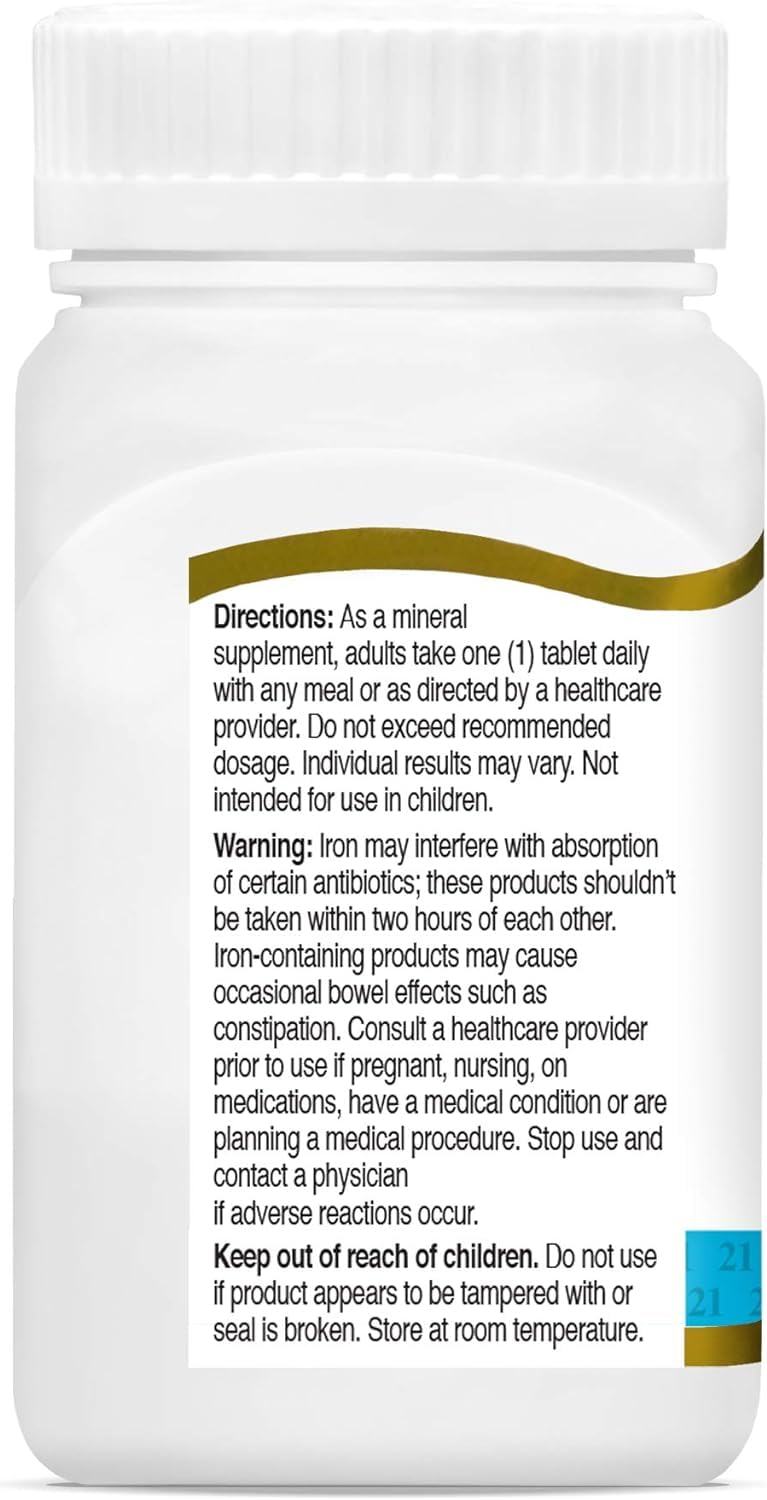21st Century Slow Release Iron Tablets, 60 Count Nirvana Guru