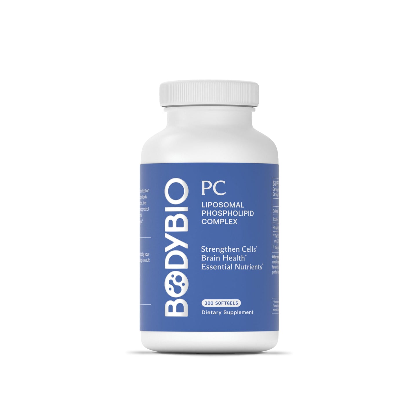 BodyBio PC - Phosphatidylcholine for Brain Health, Mental Clarity, Cognitive Function, Cellular Repair & Healthy Aging, Phospholipid Complex Supplement for Gentle Daily Detox Nirvana Guru