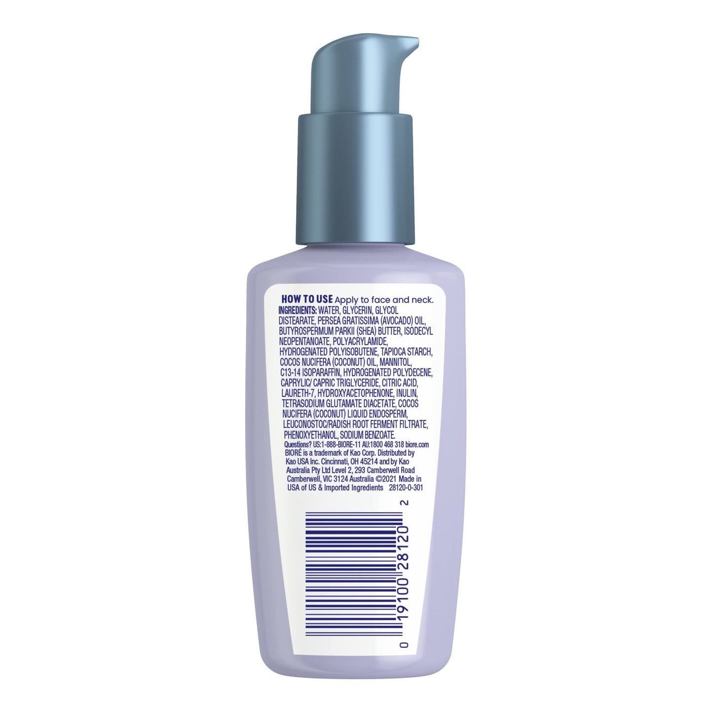 Biore Hydrate & Glow Face Serum for Dry, Sensitive Skin with Hyaluronic Acid, Prebiotics, Dermatologist Tested Face Serum, Fragrance Free, Vegan Friendly & Cruelty Free, Recyclable 1 oz Bottle Nirvana Guru