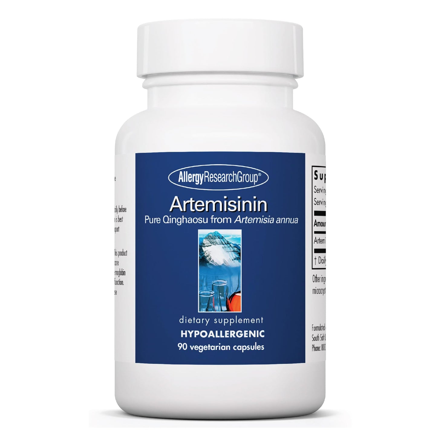 Allergy Research Group Artemisinin Supplement - Pure Sweet Wormwood Extract Artemisinin Capsules for Adults, Natural Immune Support with 200 mg, Digestive Health Support - 90 Vegetarian Capsules Nirvana Guru