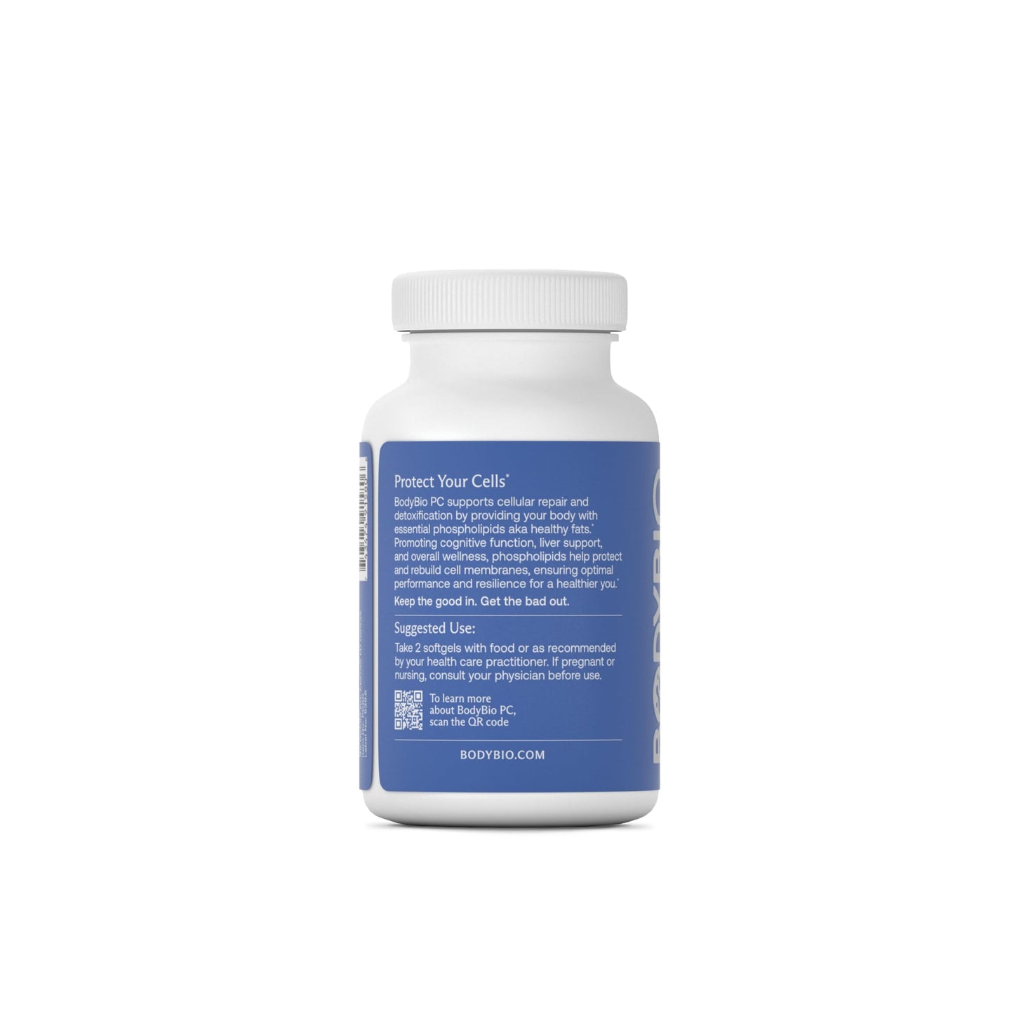 BodyBio PC - Phosphatidylcholine for Brain Health, Mental Clarity, Cognitive Function, Cellular Repair & Healthy Aging, Phospholipid Complex Supplement for Gentle Daily Detox Nirvana Guru