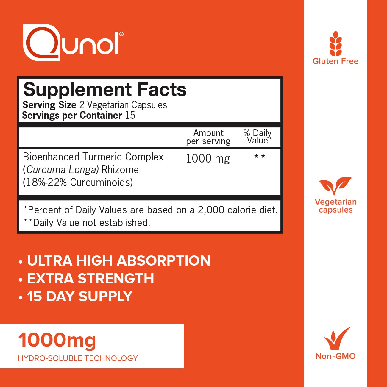 Qunol Turmeric Curcumin Supplement, 1000mg with Ultra High Absorption, for Joint Support, Extra Strength Capsules, 150 Count Nirvana Guru