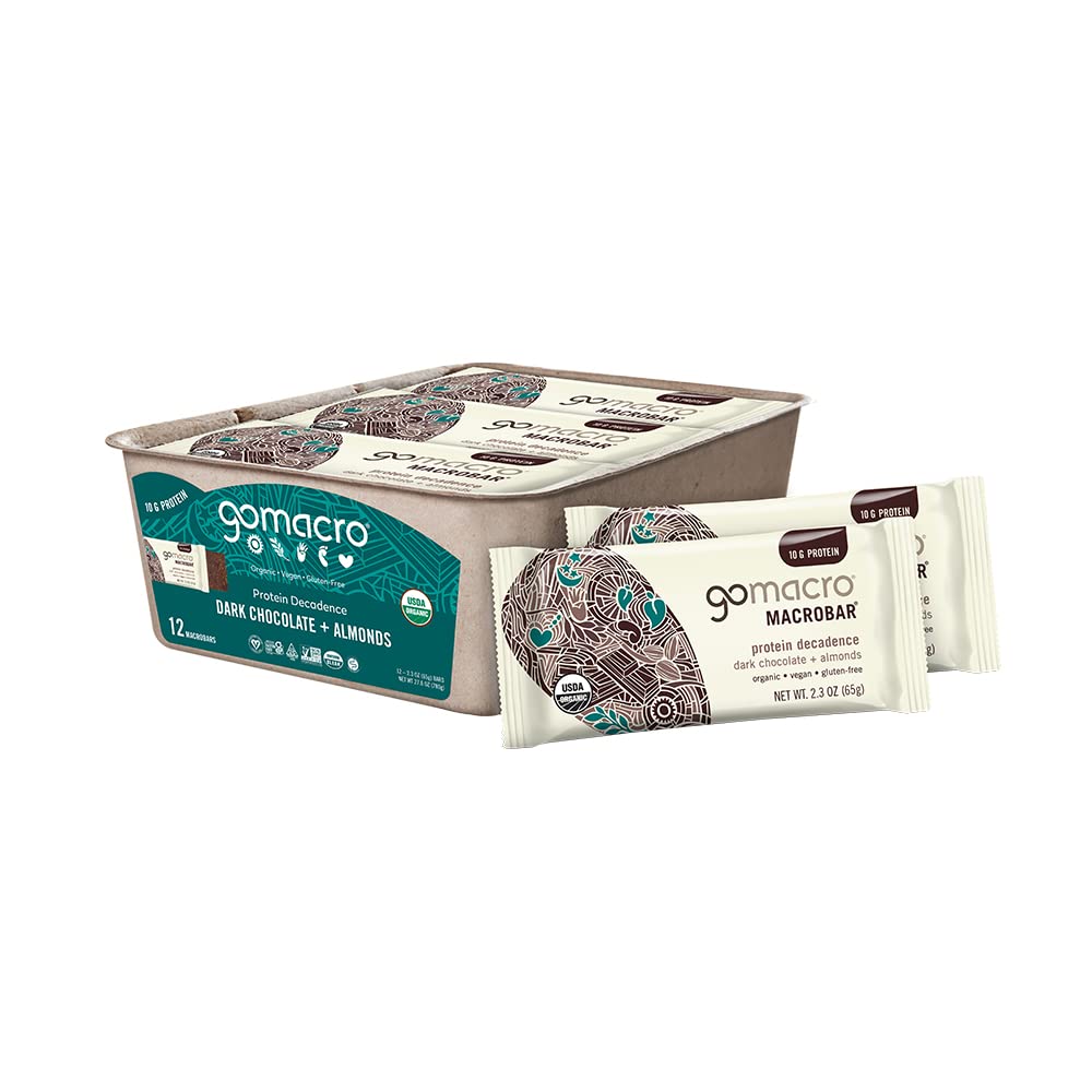 Gomacro, Nutrition Bar Oatmeal Chocolate Chip Organic 12 Count, 2.3 Ounce