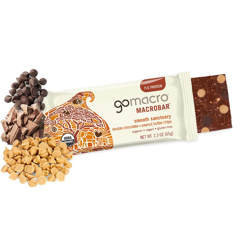 Gomacro, Nutrition Bar Oatmeal Chocolate Chip Organic 12 Count, 2.3 Ounce