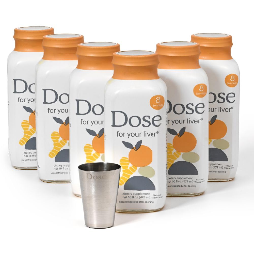 for Your Liver Cleanse Detox & Repair, Organic Milk Thistle Supplement with Turmeric, Dandelion, Ginger, and Orange, Promotes Optimal Liver Function,16oz Bottle, 3 Pack (3 Weeks Supply)