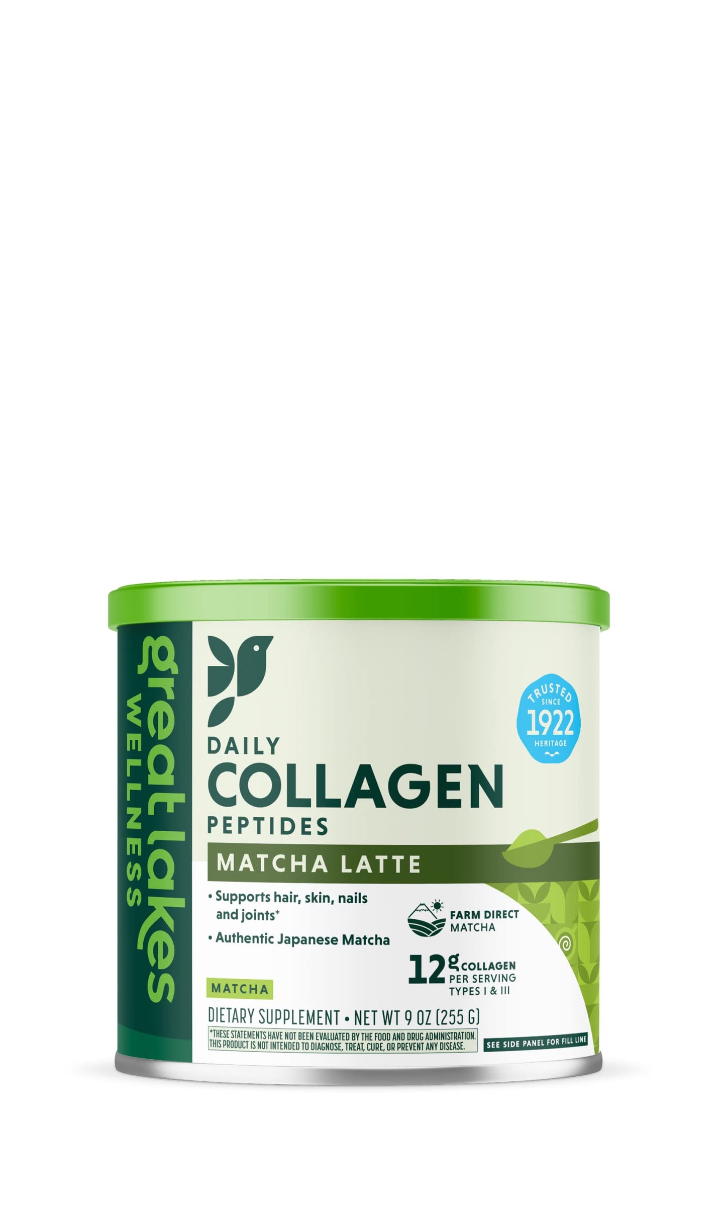 Great Lakes Wellness Collagen Peptides Powder for Skin, Hair, Nails, Joints & Digestion - Unflavored - Quick Dissolve Hydrolyzed, Non-GMO, Keto, Kosher - 16oz
