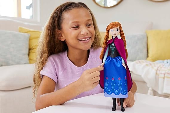 Mattel Princess Dolls, Anna Posable Fashion Doll with Signature Clothing and Accessories, Disney's Frozen Movie Toys nirvanaguru