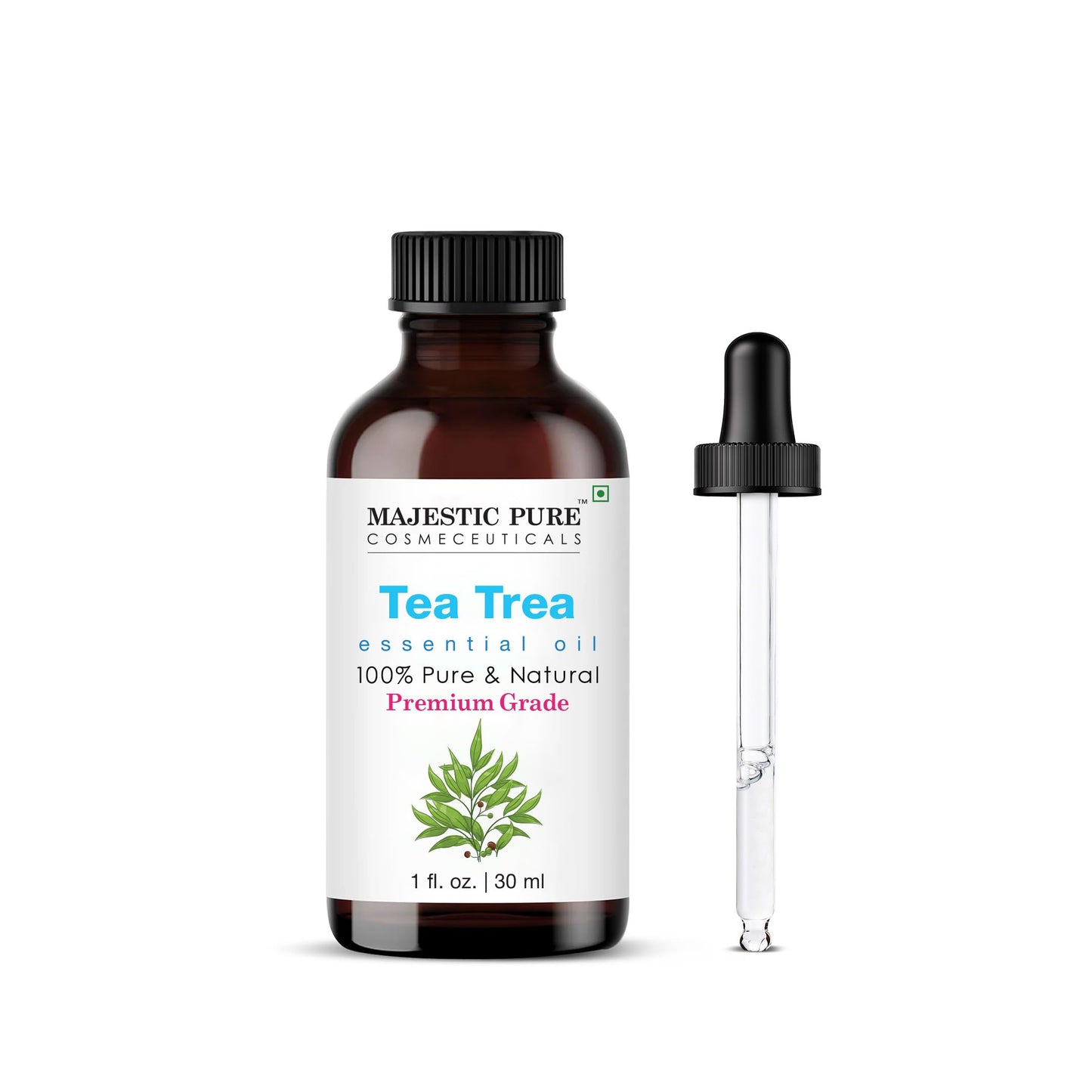Majestic Pure Lavender Essential Oil with Glass Dropper | 100% Pure and Natural Lavender Oil | Premium Grade Essential Oils for Diffusers, Skin, Aromatherapy, Massage | 4 Fl Oz - Nirvana Guru