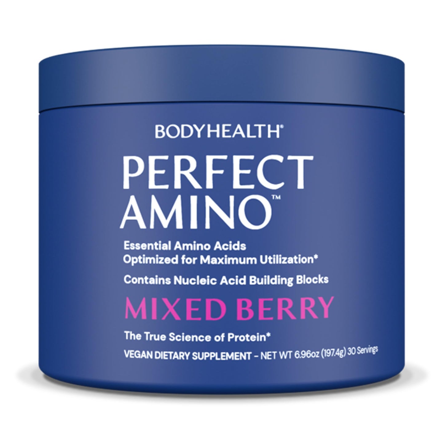 BodyHealth PerfectAmino Powder - BCAA and EAA Powder for Pre and Post Workout - Amino Acid Energy Drink for Men and Women to Support Lean Muscle and Recovery - Strawberry - 30 Servings Nirvana Guru