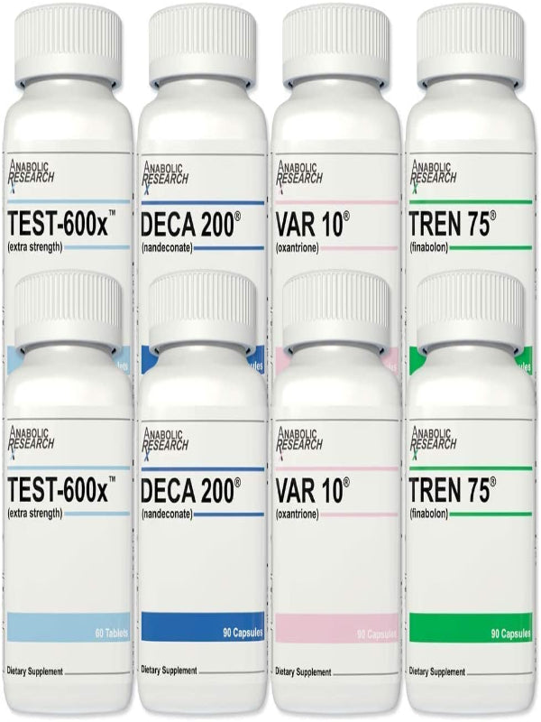 Power Stack +Plus (Test Support System) - Test-600x, Deca 200, VAR 10, Tren 75-2 Month Supply Nirvana Guru