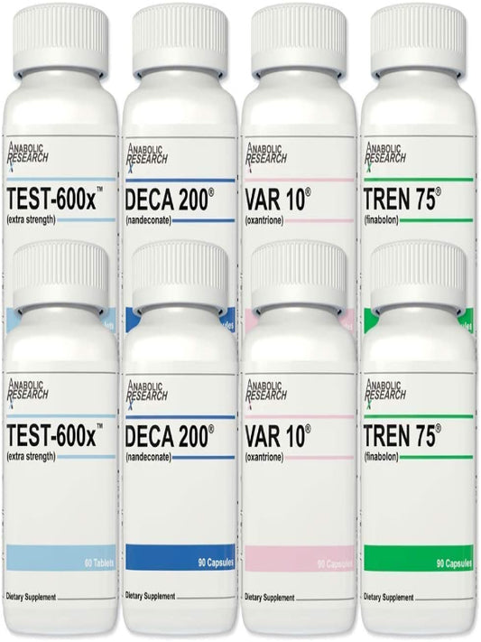Power Stack +Plus (Test Support System) - Test-600x, Deca 200, VAR 10, Tren 75-2 Month Supply Nirvana Guru