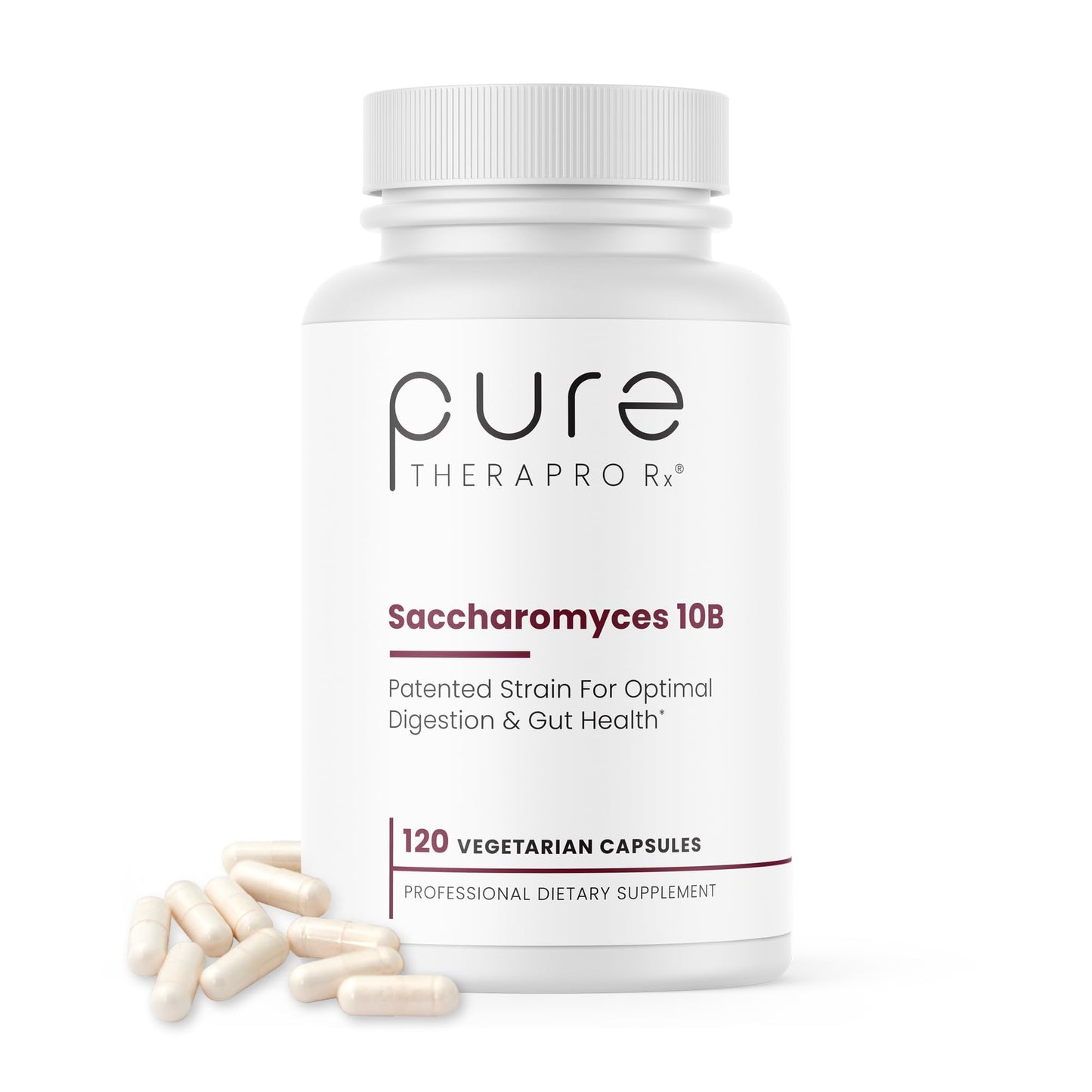Saccharomyces 10B - Saccharomyces Boulardii, 10 Billion CFU Per Serving, Patented Strain: Lynside CNCM I-3799, Probiotic Capsules, Probiotics for Men and Women - 120 Count - Nirvana Guru