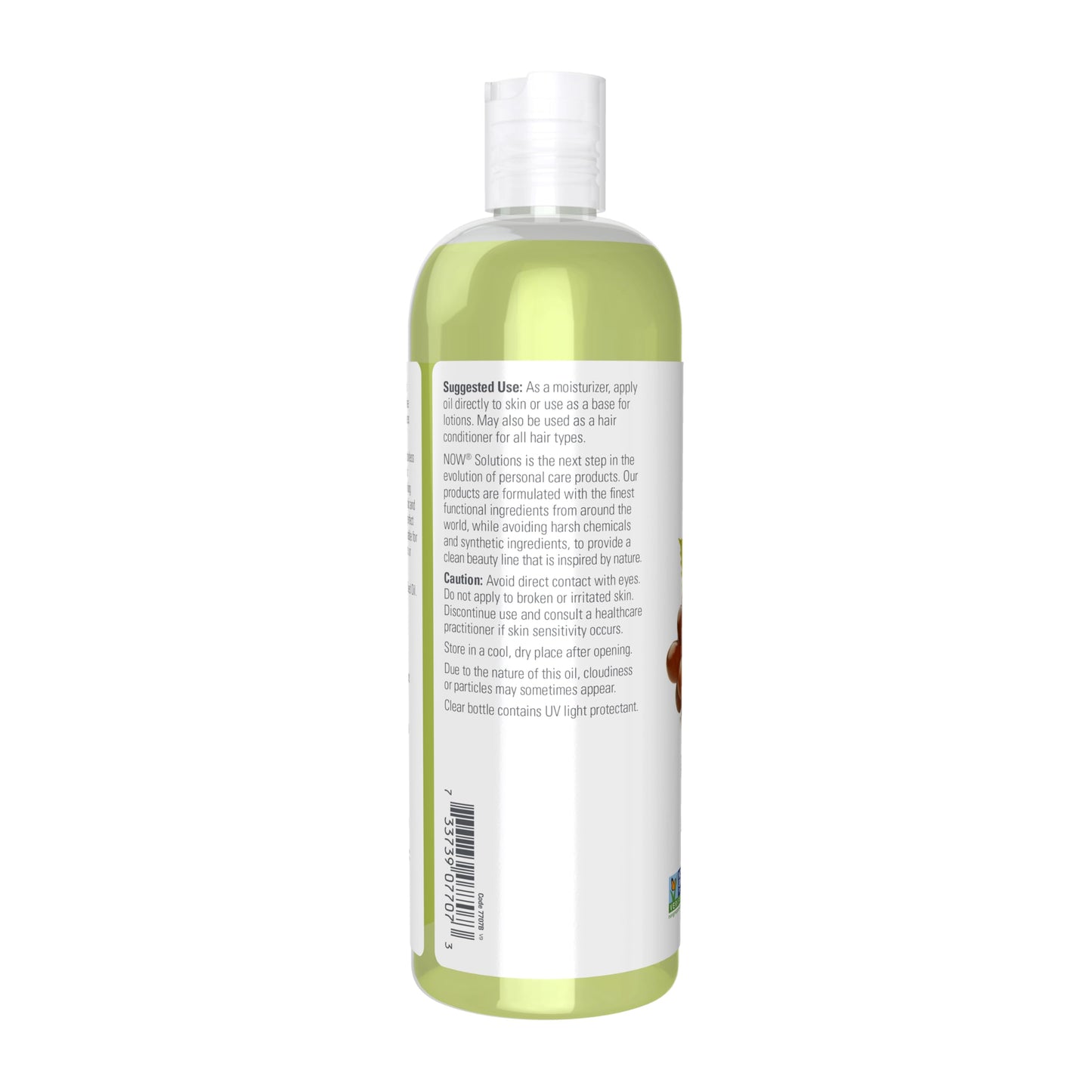 NOW Foods Solutions, Grapeseed Oil, Skin Care for Sensitive Skin, Light Silky Moisturizer for All Skin Types, 16-Ounce - Nirvana Guru